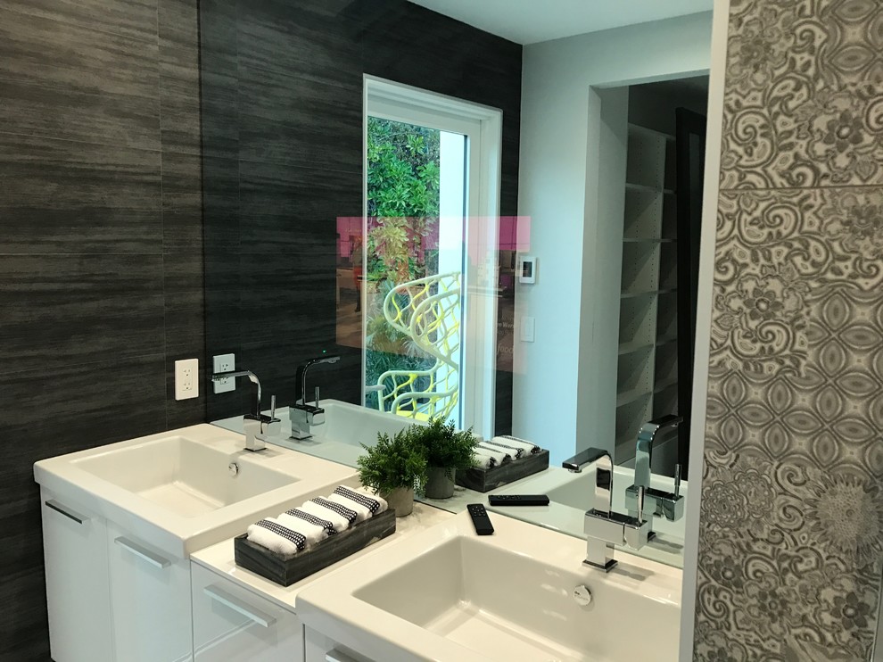 Hollywood Hills Custom Home Contemporary Bathroom Los Angeles