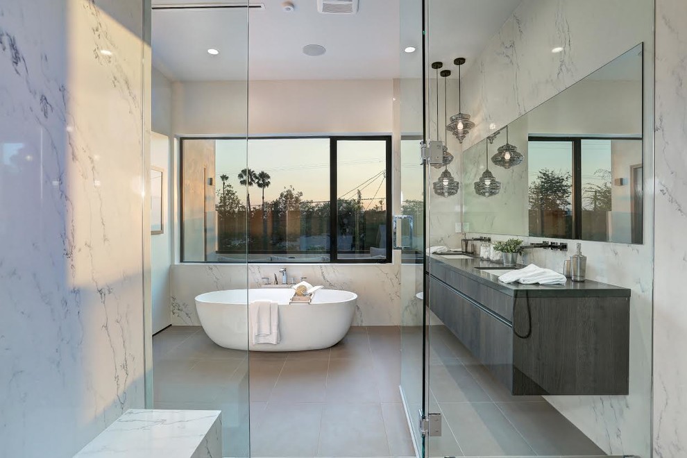 Hollywood Hills New Construction - Modern - Bathroom - Los Angeles - by ...
