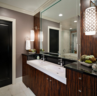 Hollywood Regency Residence - Contemporary - Bathroom - Chicago - by