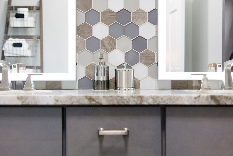 Honeycomb Bathroom Remodel - Contemporary - Bathroom - Other - by ...