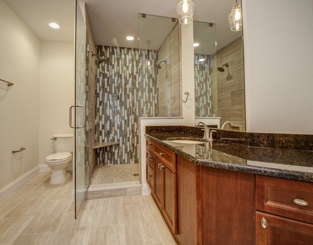 Horatio Street Complex Flooring Tampa, FL Transitional Bathroom