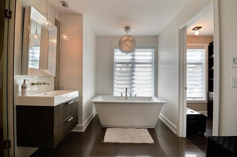 House in Blainville Modern Bathroom Montreal by KaPa Design Houzz