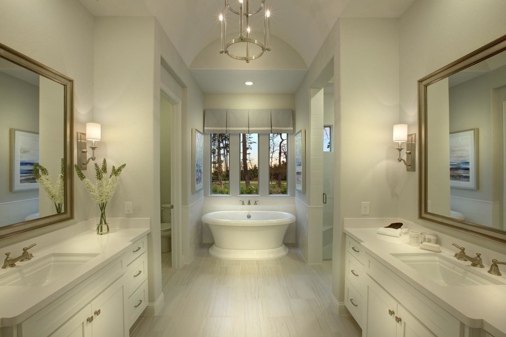 Houston Custom Homes Bathroom Houston by Drees Homes Houzz