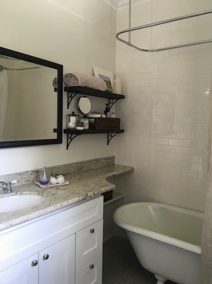 Houston Heights Bungalow Master Bathroom Remodel Eclectic