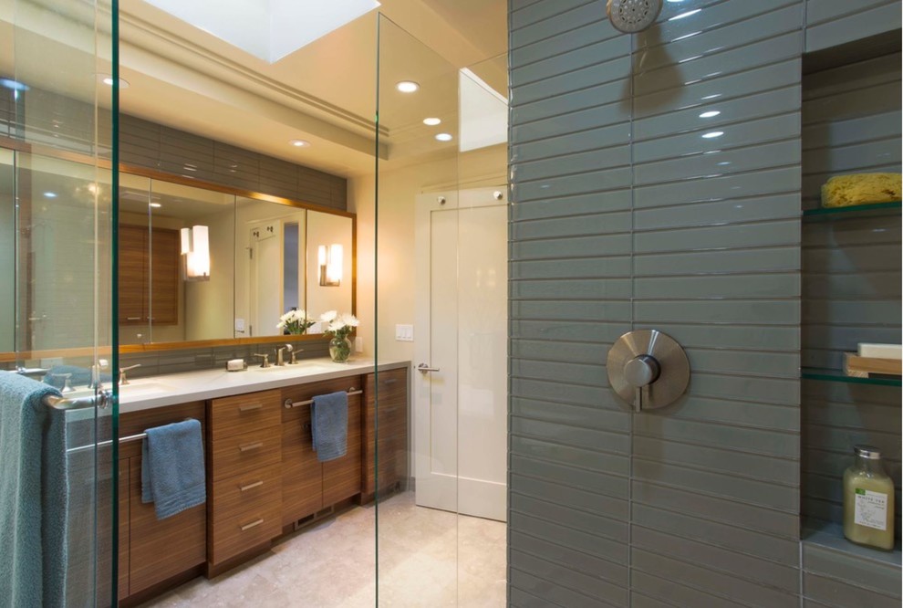 Huntington Beach Bathroom Renovation Project - Contemporary - Bathroom ...