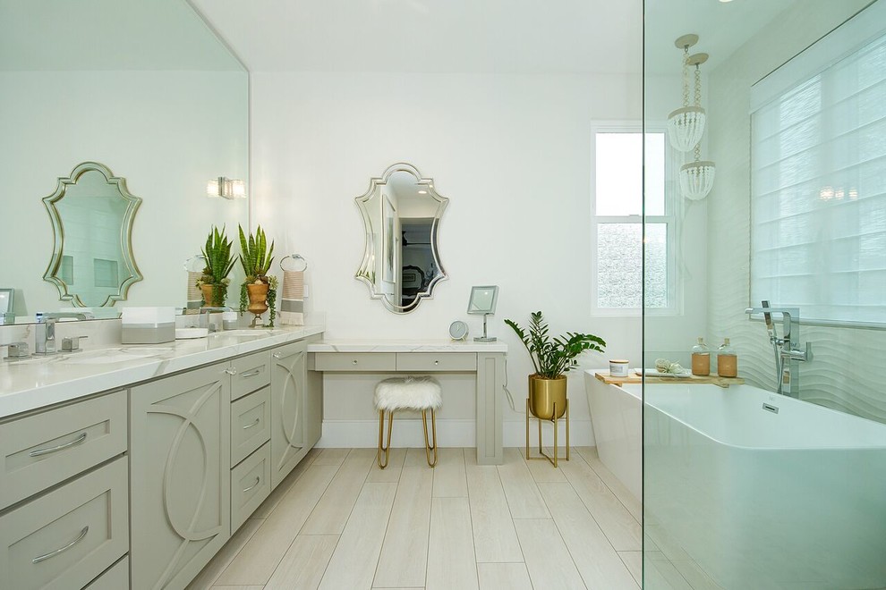 Huntington Beach Seacliff - Transitional - Bathroom - Orange County ...