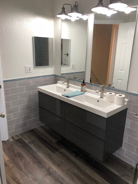 Ikea bathroom vanity - Modern - Bathroom - Tampa - by D AND W SRQ, LLC |  Houzz