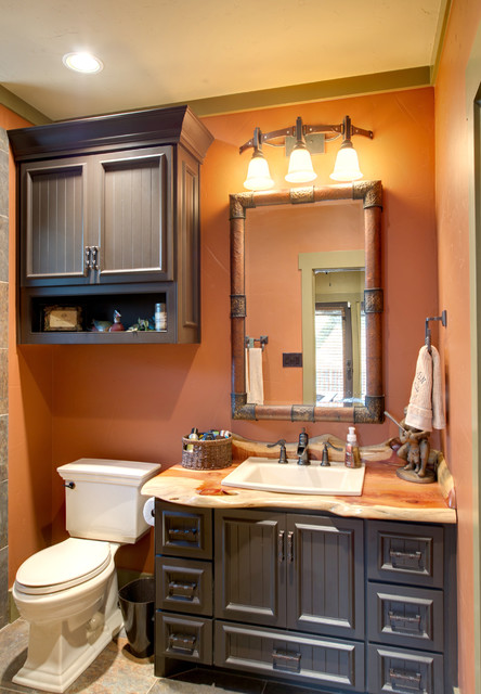 Indian Lakes Mountain Lodge Style, Lodge Style Bathroom Mirrors