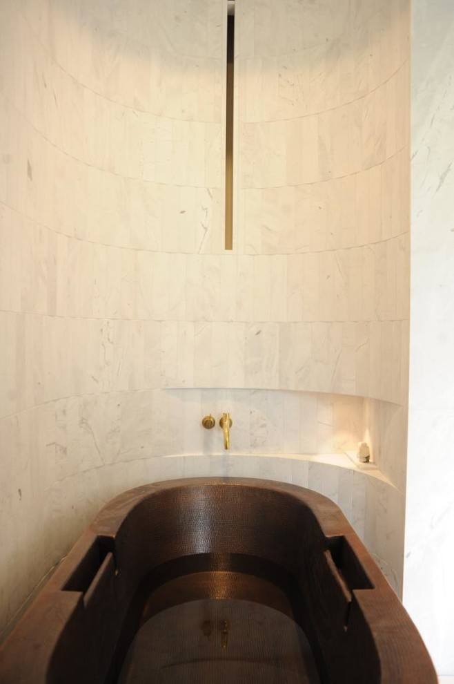 Indigo Slam Custom Copper Bath Modern Bathroom Sydney By All Things Copper Houzz