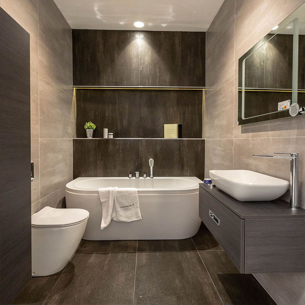 Installation Modern Bathroom Manchester by Tile Merchant Houzz