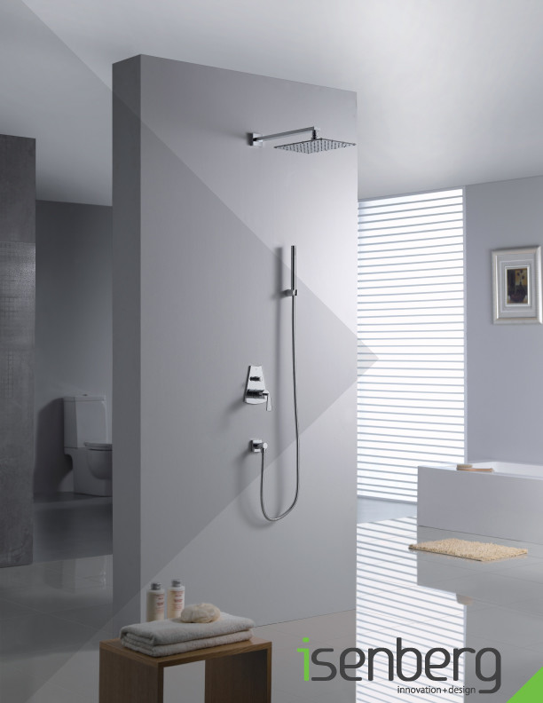 Isenberg Bath's Cascade Series Featured In This Modern Minimalist Bathroom Modern Bathroom
