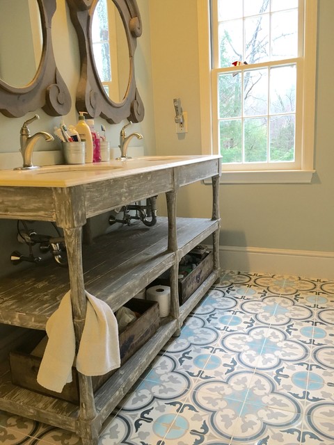 Jack and Jill Bathroom Update - Casa de campo - Cuarto de baño - Nueva York - de La Grange de S ...