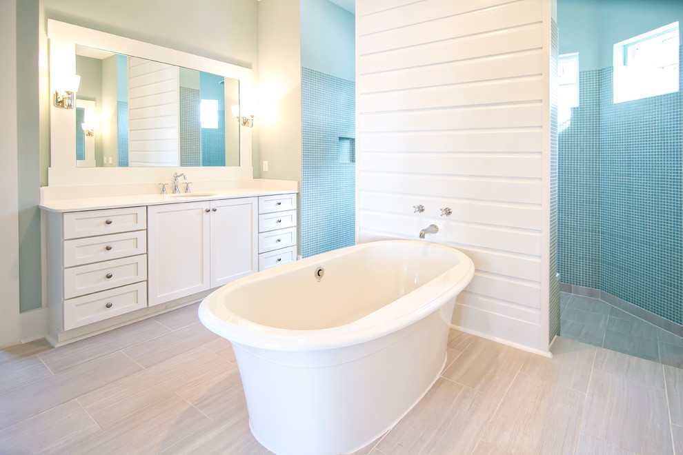 Jacksonville Beach Intracoastal - Beach Style - Bathroom - Jacksonville ...