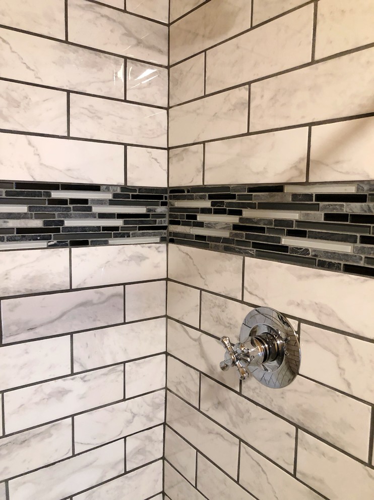 Jasper Cabin Montagne Salle de Bain Atlanta par Dalton