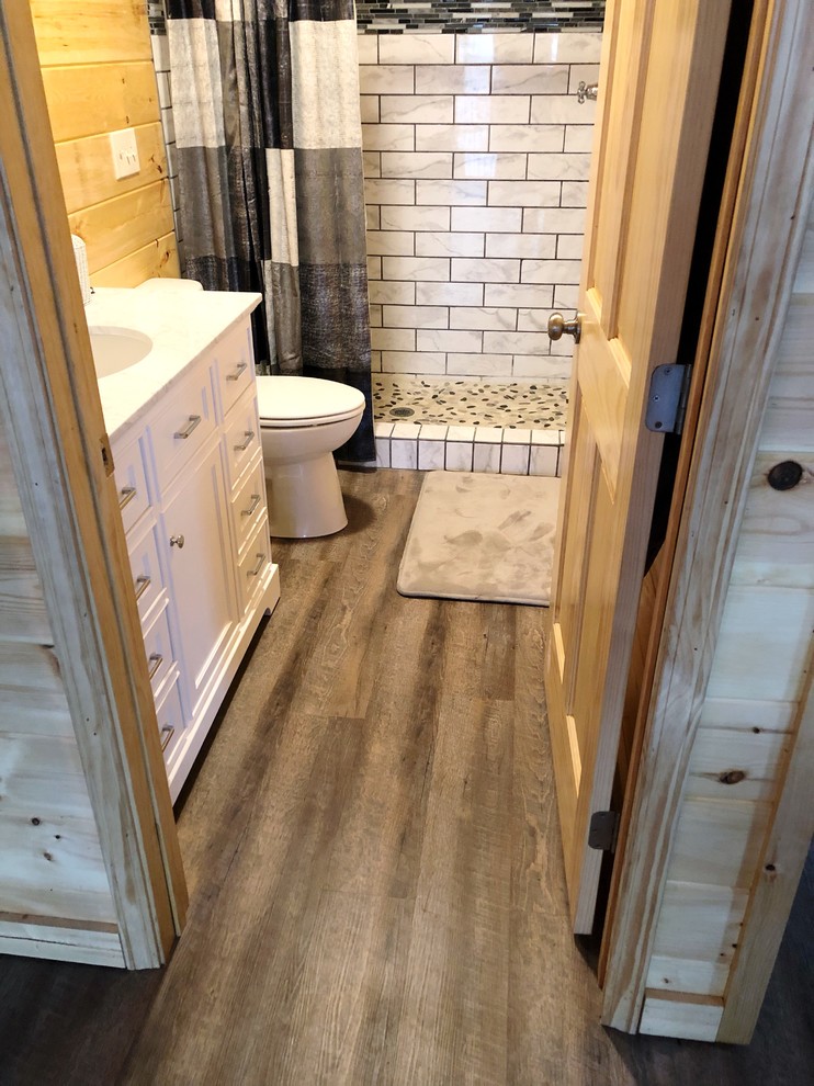 Jasper Cabin Montagne Salle de Bain Atlanta par Dalton