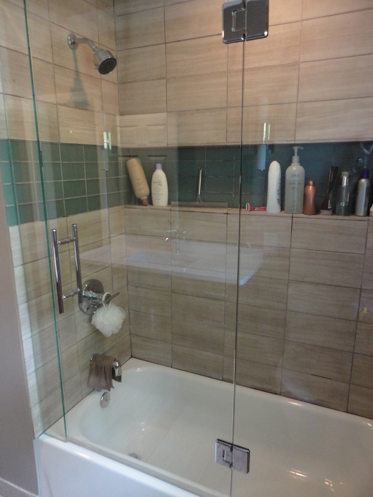 Jensen bathroom Contemporary Bathroom Atlanta by Tim Leach