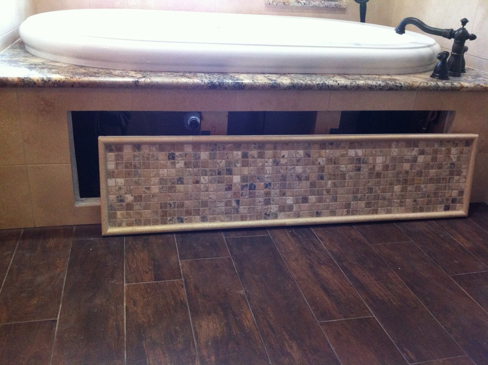Jetted Tub Access Panel Traditional Bathroom Houston by N Koehn Tile Houzz