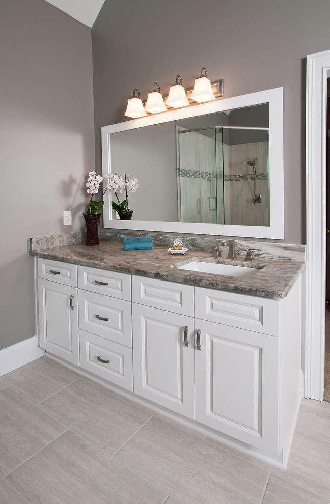 Johns Creek, GA Master Bathroom Remodel August 2017 Contemporary