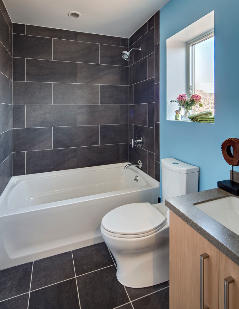 Joshua Tree Origin Contemporary Bathroom Los Angeles by Blu