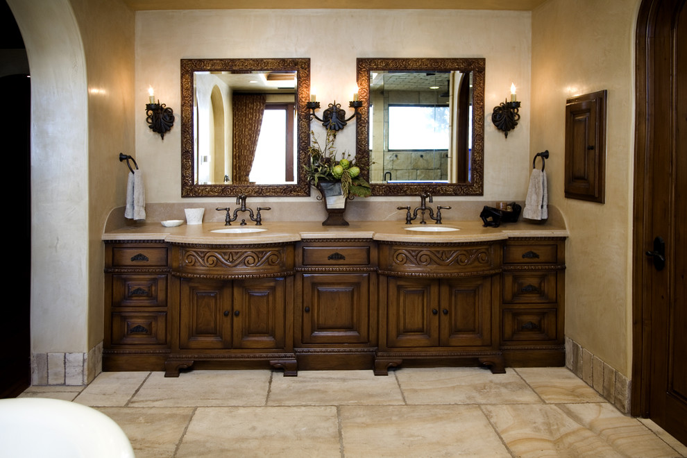 This is an example of a mediterranean bathroom in Orange County.