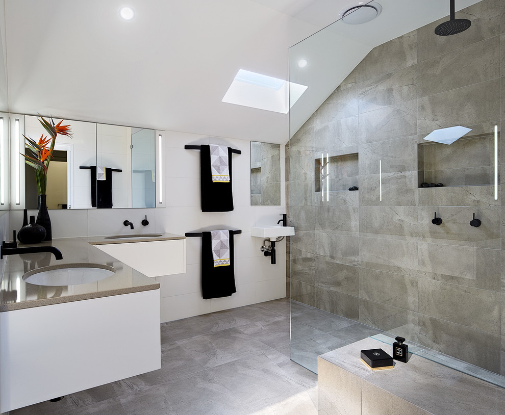 Keilor Modern Bathroom Melbourne by L&G Creative Projects Houzz