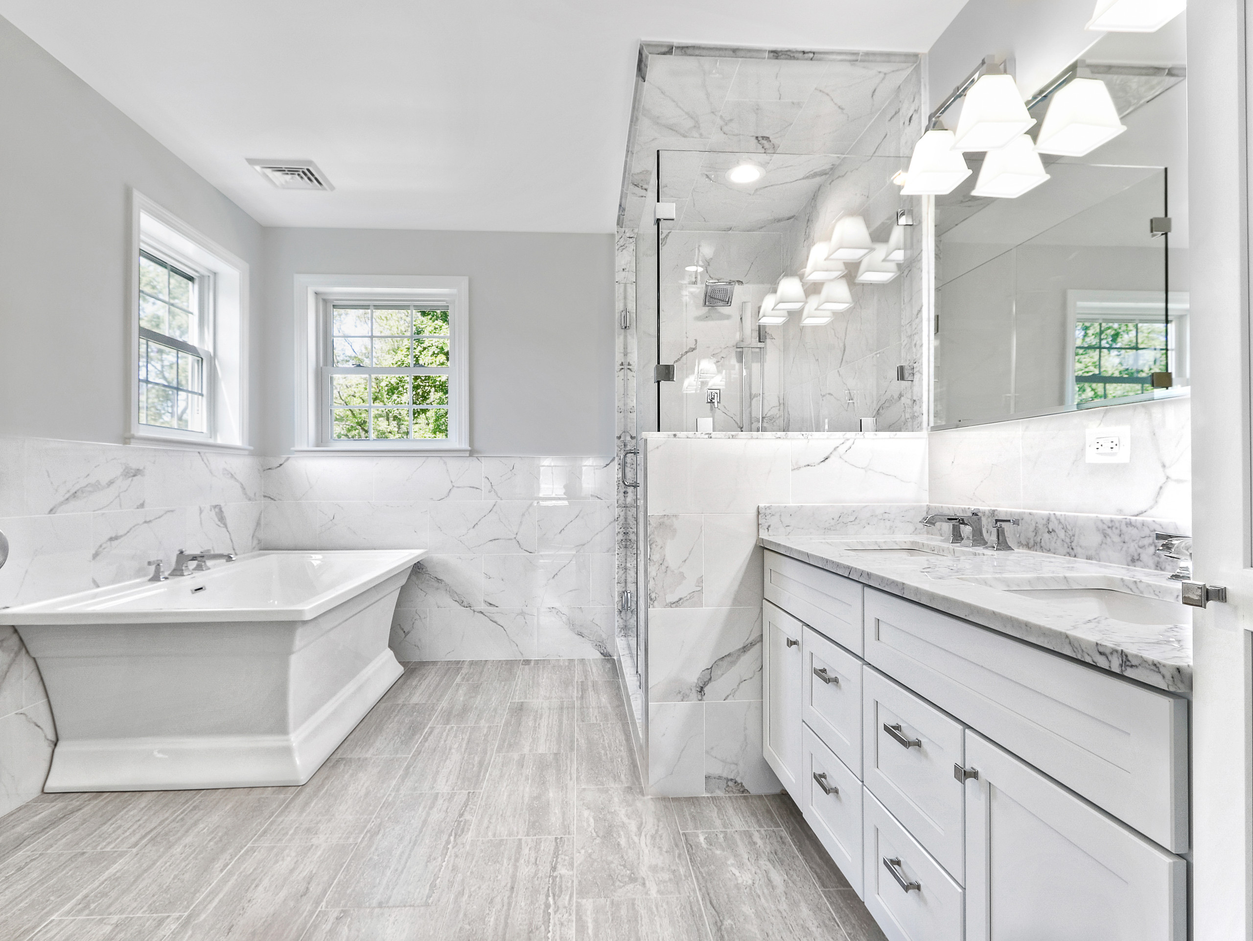 75 Bathroom with White Cabinets Ideas You'll Love - February, 2024 | Houzz