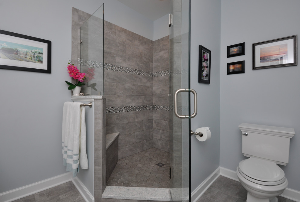 Key West Inspired Master Bathroom Design by Reico Kitchen & Bath