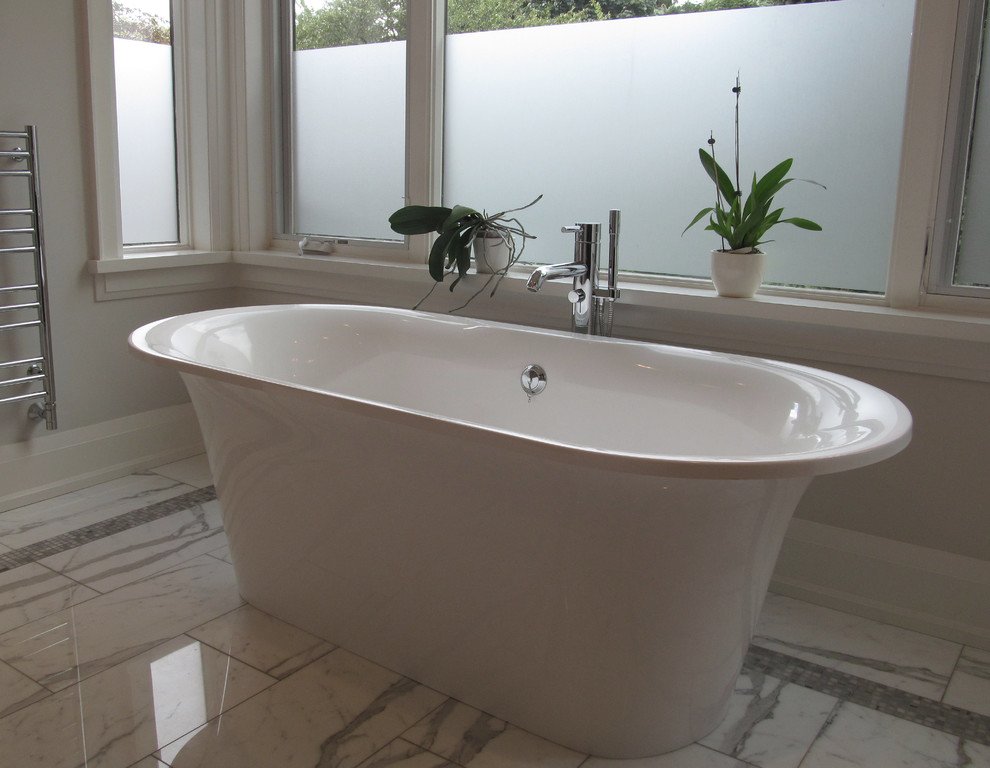 Kingsway Transitional Contemporary Bathroom Toronto by