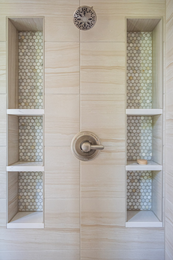 Kitchen + Bath Renovation Flower Mound, TX Contemporary Bathroom