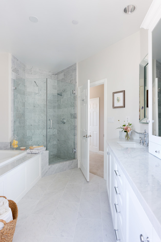 Kiyot Way Remodel Transitional Bathroom Los Angeles by Marissa