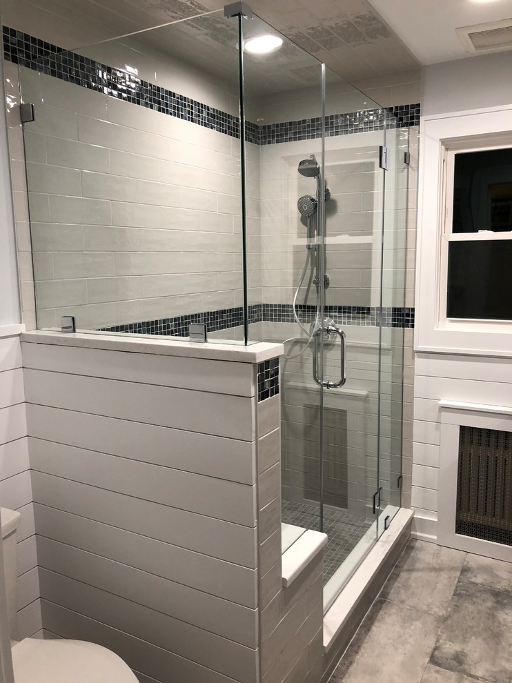 Knee Wall Bathroom Modern Bathroom New York by UNO GROUP HOME