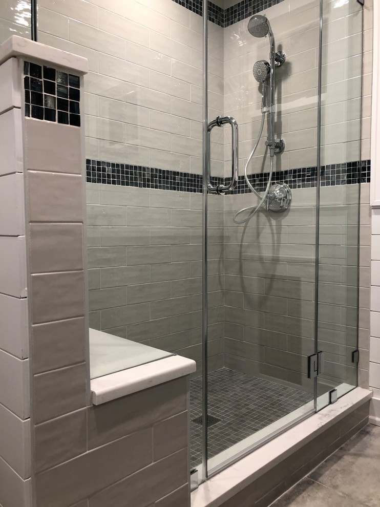 Knee Wall Bathroom Modern Bathroom New York by UNO GROUP HOME