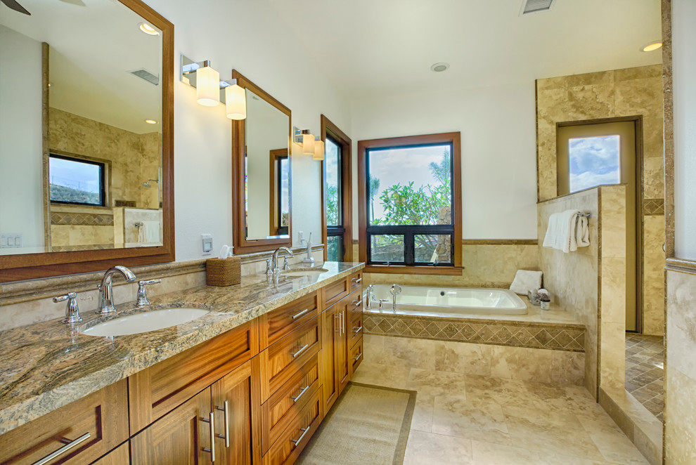 Kohala Ranch Oasis Modern Bathroom Hawaii by Dean Bowman