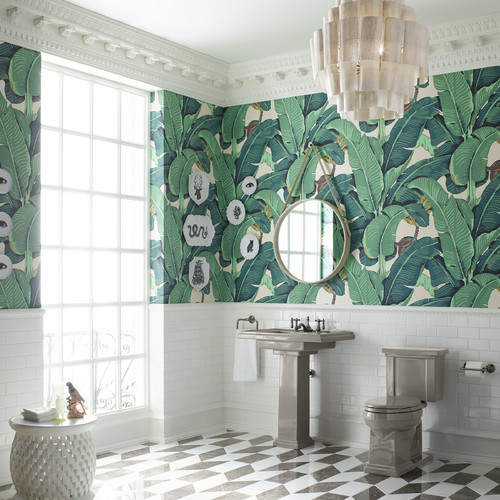 bathroom wallpaper ideas