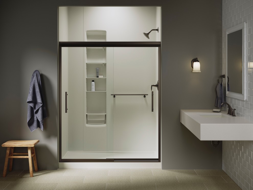 Kohler LuxStone Shower Kits Traditional Bathroom Milwaukee By   Kohler Luxstone Shower Kits Kohler® Luxstone® Showers Img~3d916f690ae0a968 9 3553 1 A120d89 