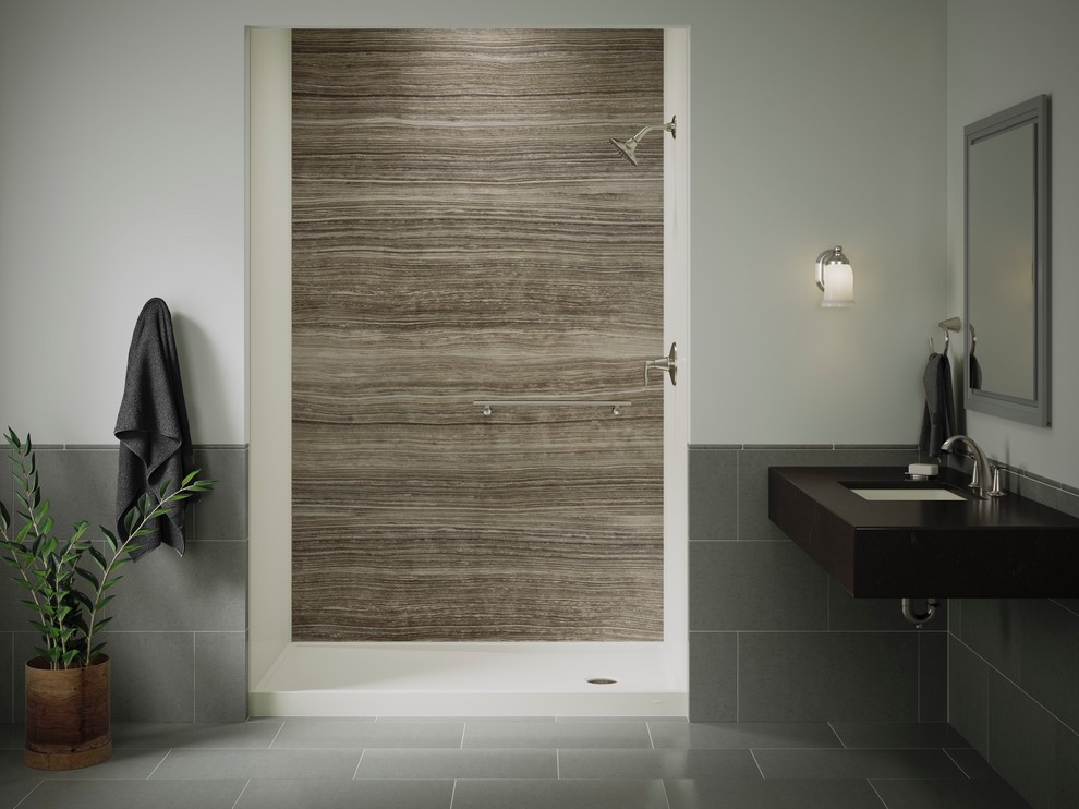 Kohler LuxStone Shower Kits Traditional Bathroom Milwaukee by
