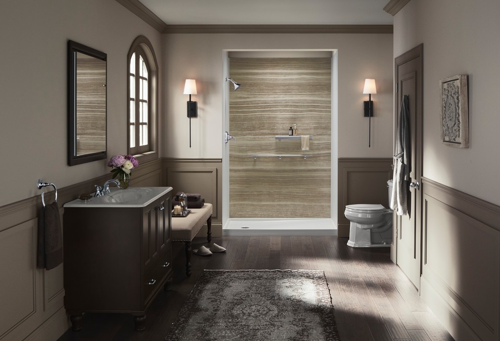 KOHLER LuxStone Shower System Variation Ideas Bathroom Other by