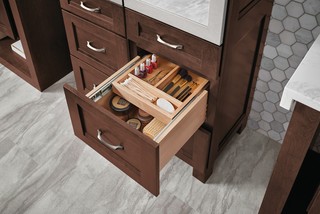 Tiered K-Cup Organizer Drawer - KraftMaid