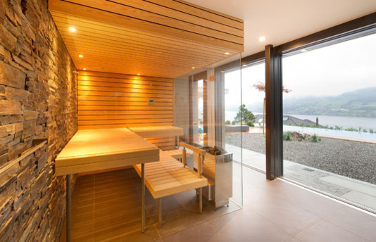 Photo of a contemporary bathroom in London.