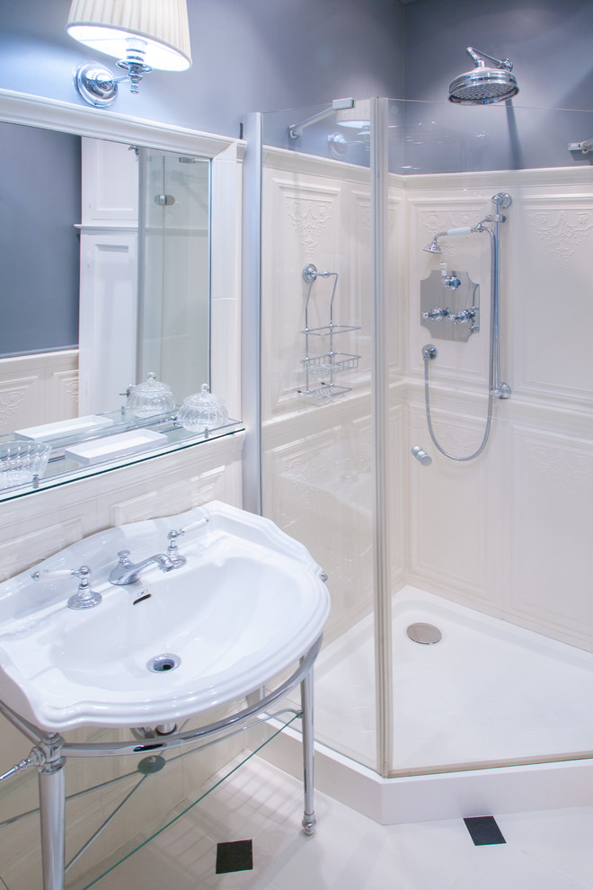 Foto di una stanza da bagno tradizionale di medie dimensioni