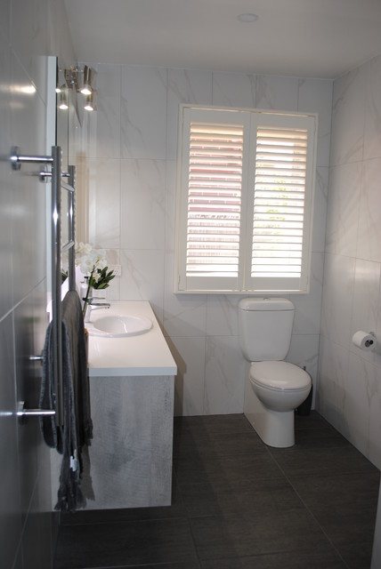 L-Shaped ensuite - Contemporary - Bathroom - Other - by Bendigo ...