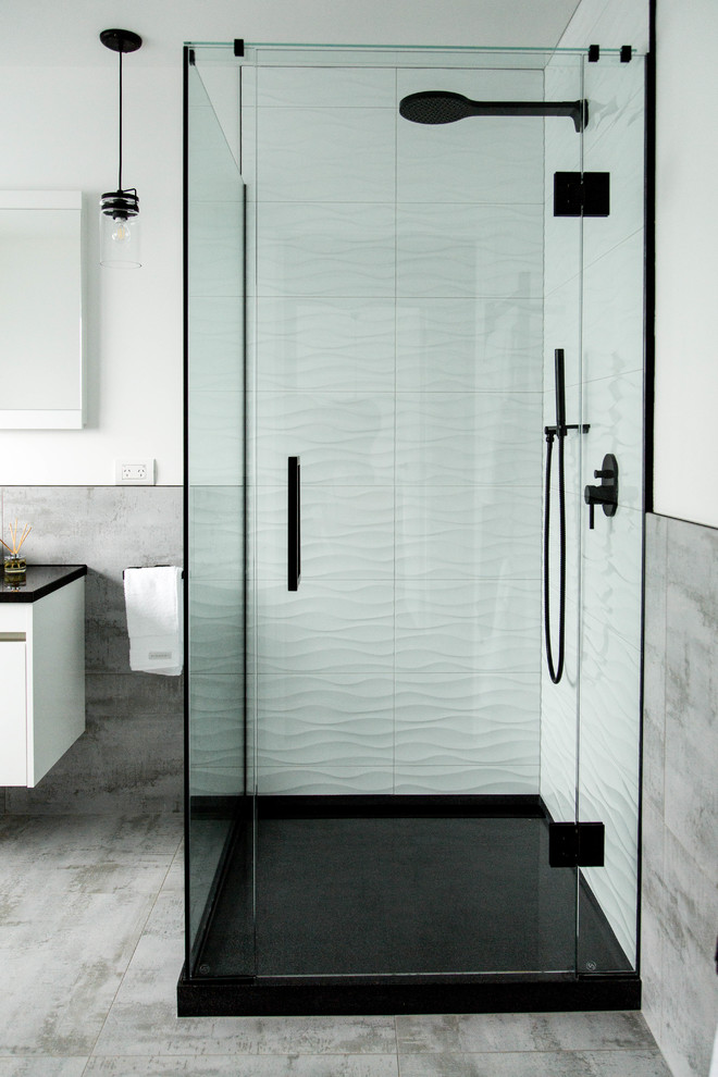 Lacunastone Showers Modern Bathroom Auckland by Crest Showers