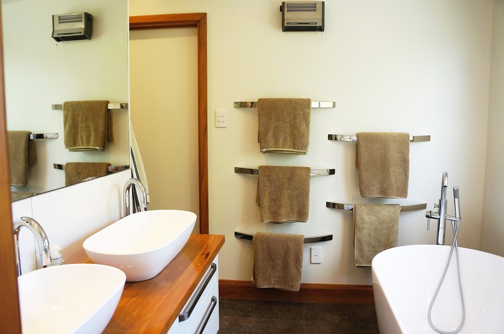 Ladbrooks Home Farmhouse Bathroom Christchurch by Greywacke