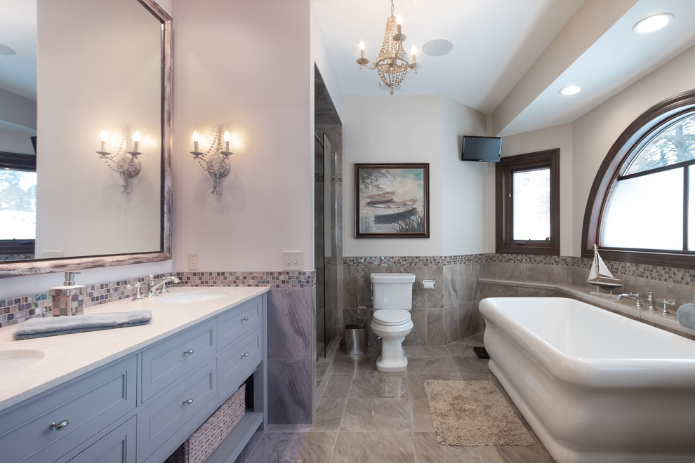 Inspiration for a bathroom remodel in Minneapolis
