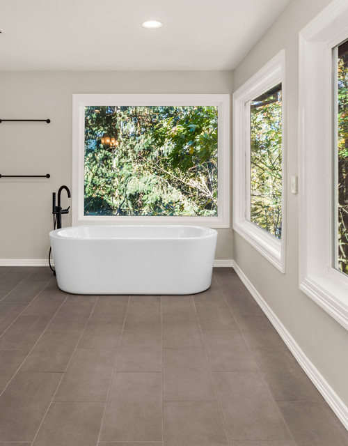 Lake Oswego Master & Hall Bath Traditional Bathroom Portland by