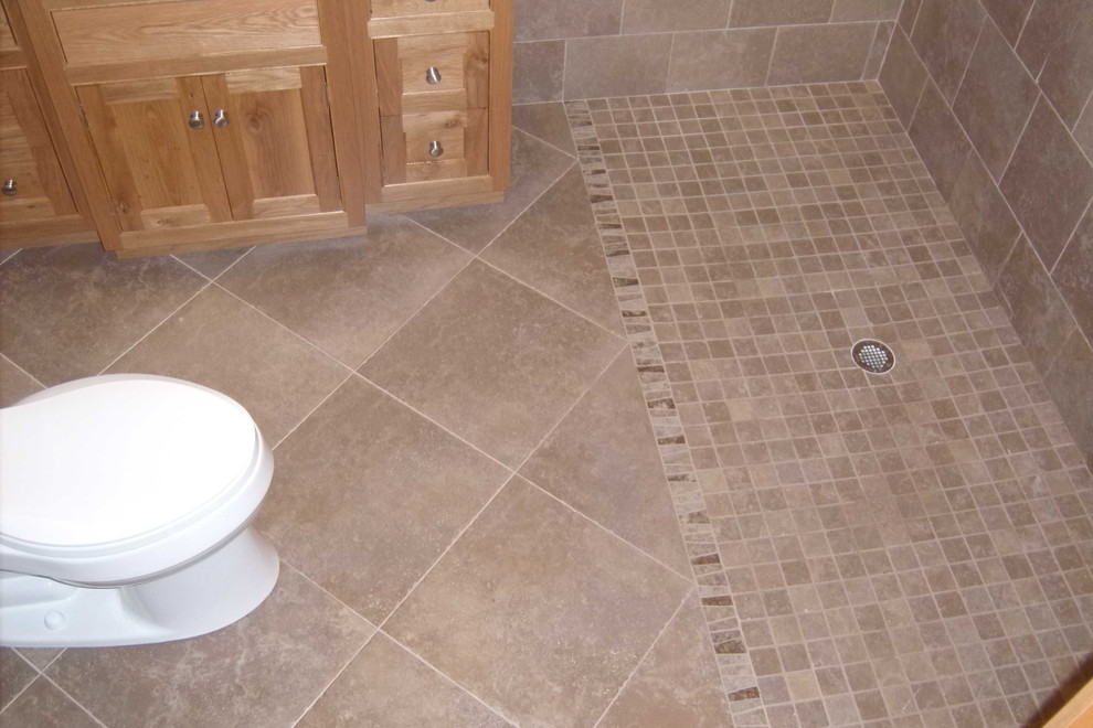 Lake Panamoka, NY Contemporary Bathroom New York by Marz Tile