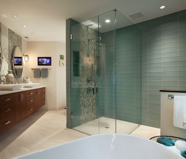 Lakeside Master Bath Transitional Bathroom Portland by Ash