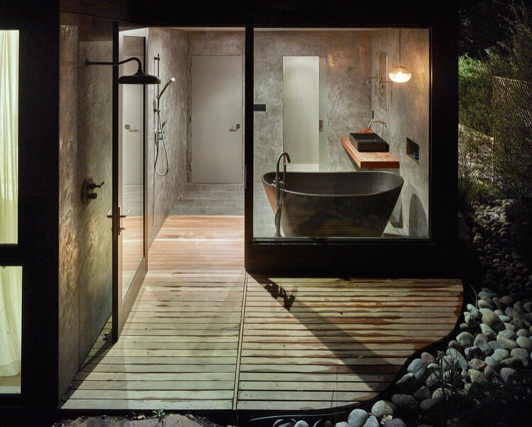 Inspiration for an asian bathroom remodel in San Francisco