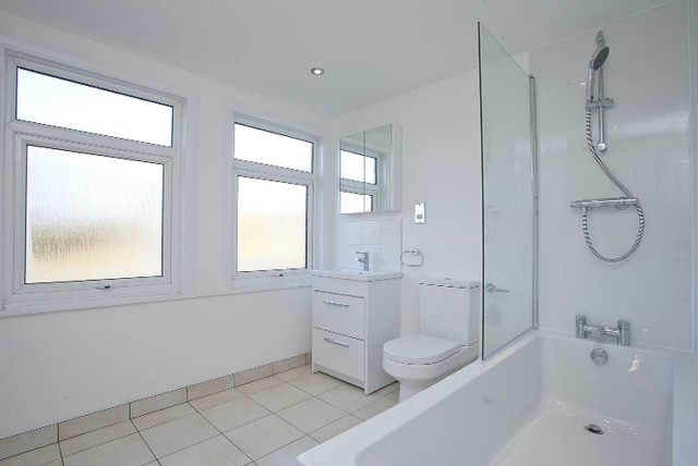 Photo of a modern bathroom in Berkshire.