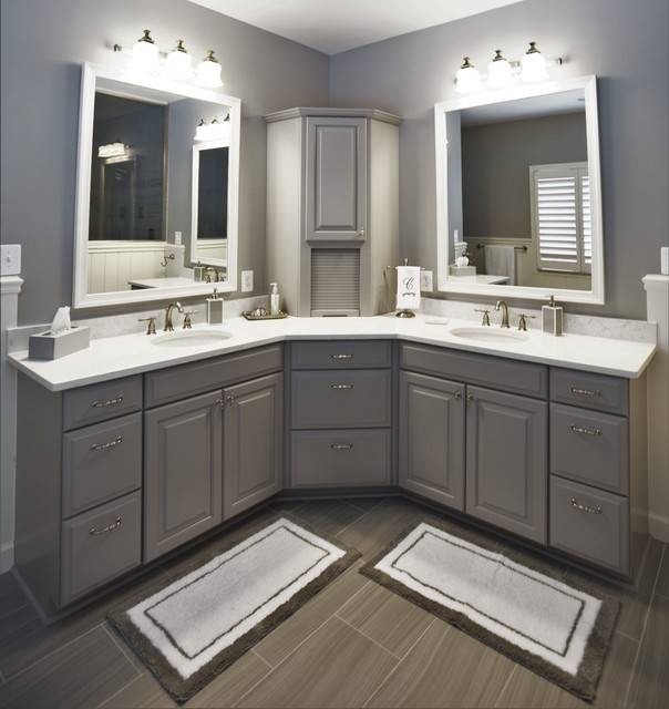 Large Double Corner Vanity - Contemporary - Bathroom - Baltimore - by  Brothers Services Company | Houzz